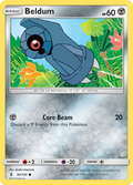 Beldum 83/145 English Pokémon card from Guardians Rising (2017)