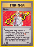 Blaine 100/132 — Pokémon Gym Challenge card