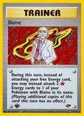 Blaine 17/132 — Pokémon Gym Challenge card