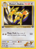 Blaine's Dodrio 32/132 — Pokémon Gym Challenge card