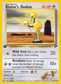 Blaine's Doduo 61/132 — Pokémon Gym Challenge card