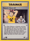 Blaine's Quiz #3 112/132 — Pokémon Gym Challenge card