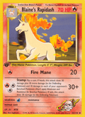 Blaine's Rapidash 33/132 — Pokémon Gym Challenge card