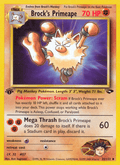 Brock's Primeape 35/132 — Pokémon Gym Challenge card