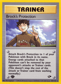 Brock's Protection 101/132 — Pokémon Gym Challenge card