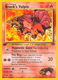 Brock's Vulpix 37/132 — Pokémon Gym Challenge card