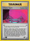 Chaos Gym 102/132 — Pokémon Gym Challenge card