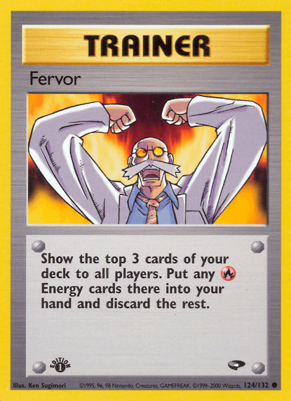 Fervor 124/132 — Pokémon Gym Challenge card