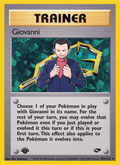 Giovanni 104/132 — Pokémon Gym Challenge card