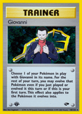 Giovanni 18/132 — Pokémon Gym Challenge card