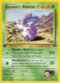 Giovanni's Nidoran ♂ 76/132 — Pokémon Gym Challenge card