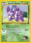 Giovanni's Nidorino 45/132 — Pokémon Gym Challenge card