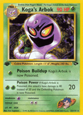 Koga's Arbok 25/132 — Pokémon Gym Challenge card
