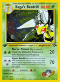 Koga's Beedrill 9/132 — Pokémon Gym Challenge card