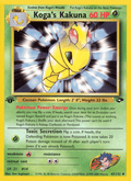 Koga's Kakuna 47/132 — Pokémon Gym Challenge card