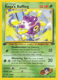 Koga's Koffing 48/132 — Pokémon Gym Challenge card