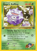Koga's Koffing 79/132 — Pokémon Gym Challenge card