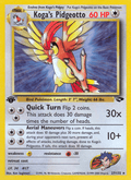 Koga's Pidgeotto 27/132 — Pokémon Gym Challenge card