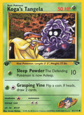 Koga's Tangela 81/132 — Pokémon Gym Challenge card