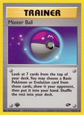 Master Ball 116/132 — Pokémon Gym Challenge card