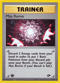 Max Revive 117/132 — Pokémon Gym Challenge card