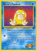 Misty's Psyduck 90/132 — Pokémon Gym Challenge card