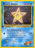 Misty's Staryu 92/132 — Pokémon Gym Challenge card