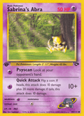 Sabrina's Abra 94/132 — Pokémon Gym Challenge card