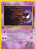 Sabrina's Gastly 96/132 — Pokémon Gym Challenge card