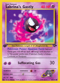 Sabrina's Gastly 97/132 — Pokémon Gym Challenge card