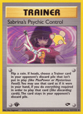 Sabrina's Psychic Control 121/132 — Pokémon Gym Challenge card