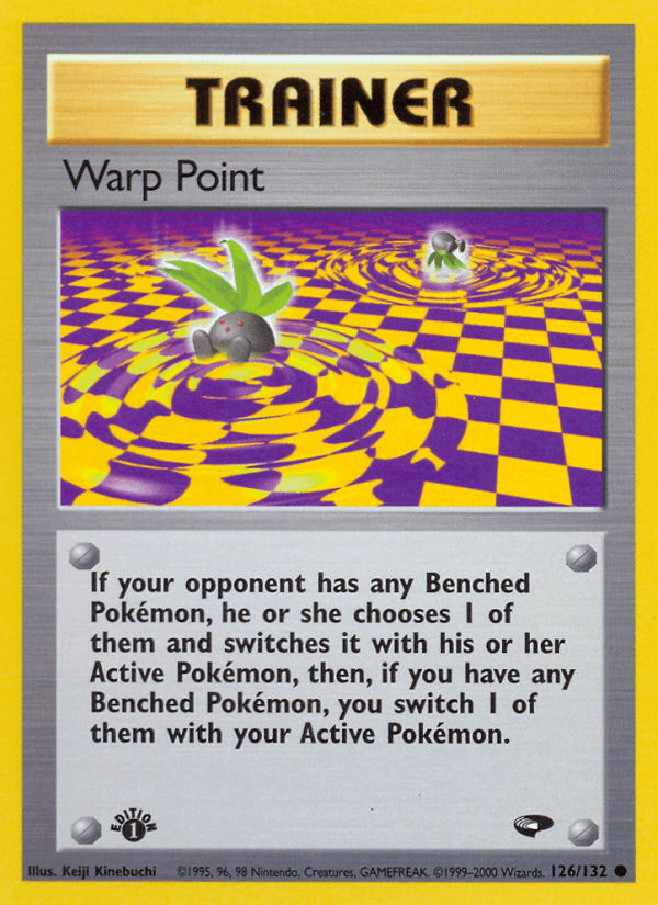 Warp Point 126/132 — Pokémon Gym Challenge card