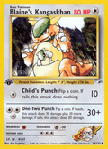 Blaine's Kangaskhan 36/132 — Pokémon Gym Heroes card