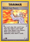 Blaine's Last Resort 105/132 — Pokémon Gym Heroes card