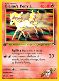 Blaine's Ponyta 63/132 — Pokémon Gym Heroes card