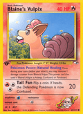 Blaine's Vulpix 65/132 — Pokémon Gym Heroes card