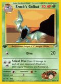 Brock's Golbat 39/132 — Pokémon Gym Heroes card