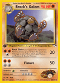 Brock's Golem 20/132 — Pokémon Gym Heroes card
