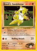 Brock's Sandshrew 71/132 — Pokémon Gym Heroes card