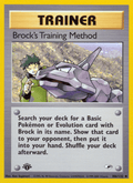Brock's Training Method 106/132 — Pokémon Gym Heroes card