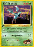 Brock's Zubat 24/132 — Pokémon Gym Heroes card