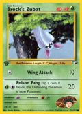 Brock's Zubat 74/132 — Pokémon Gym Heroes card