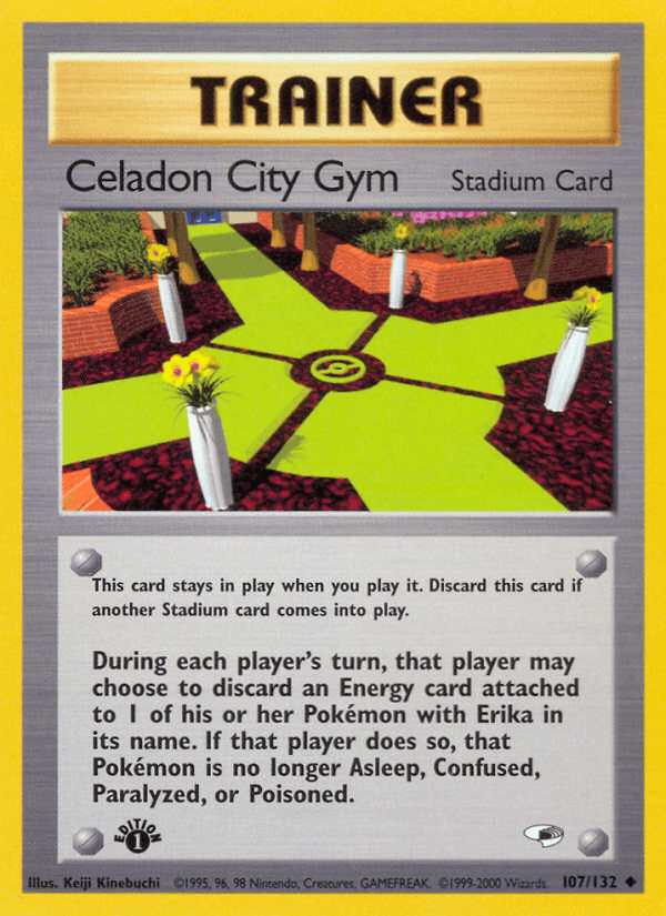Celadon City Gym 107/132 — Pokémon Gym Heroes card