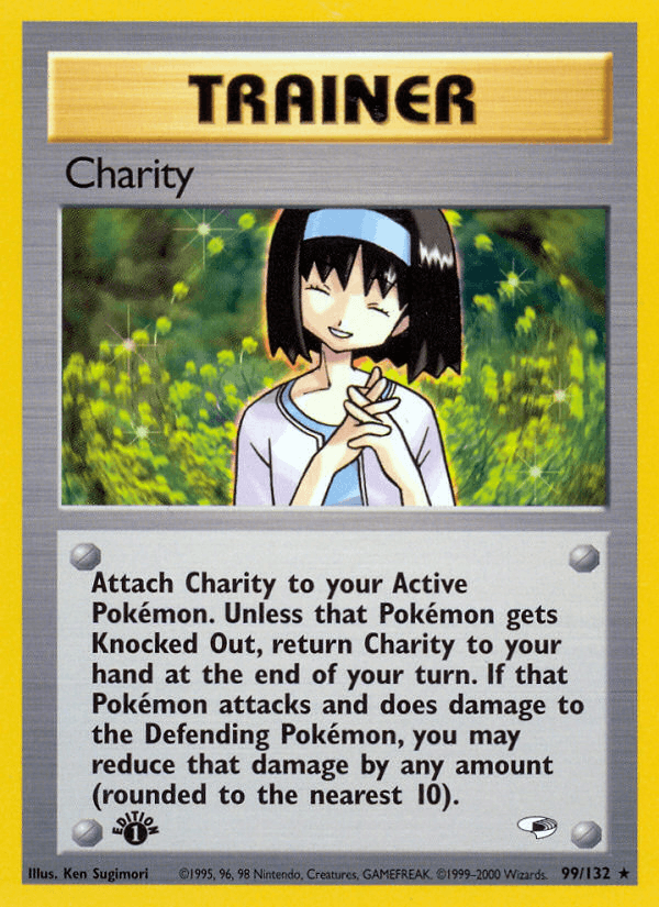 Charity 99/132 — Pokémon Gym Heroes card