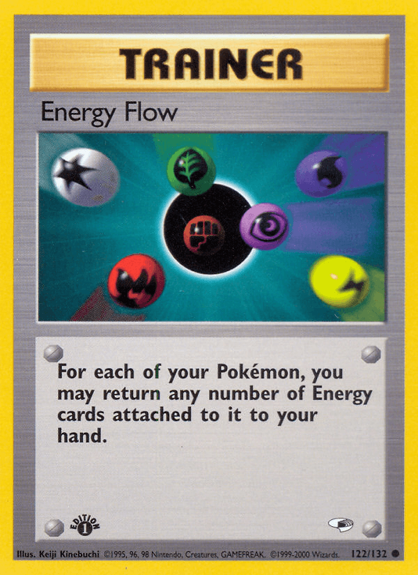 Energy Flow 122/132 — Pokémon Gym Heroes card