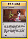 Good Manners 111/132 — Pokémon Gym Heroes card