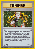 Lt. Surge 17/132 — Pokémon Gym Heroes card