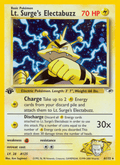Lt. Surge's Electabuzz 6/132 — Pokémon Gym Heroes card