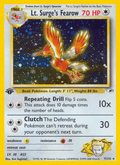 Lt. Surge's Fearow 7/132 — Pokémon Gym Heroes card