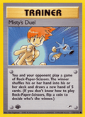 Misty's Duel 123/132 — Pokémon Gym Heroes card